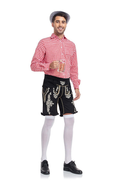 Oktoberfest Men's Lederhosen Set with Shirt
