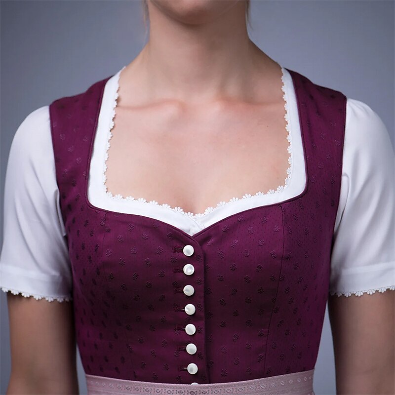Oktoberfest Women's White Dirndl Blouse