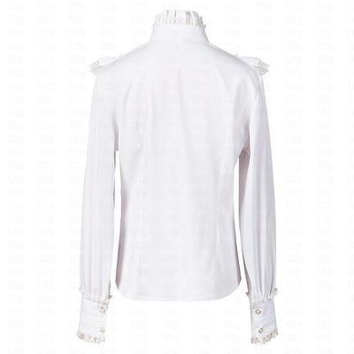 Retro Vintage Rococo Princess Style Ruffle Sleeve  Blouse