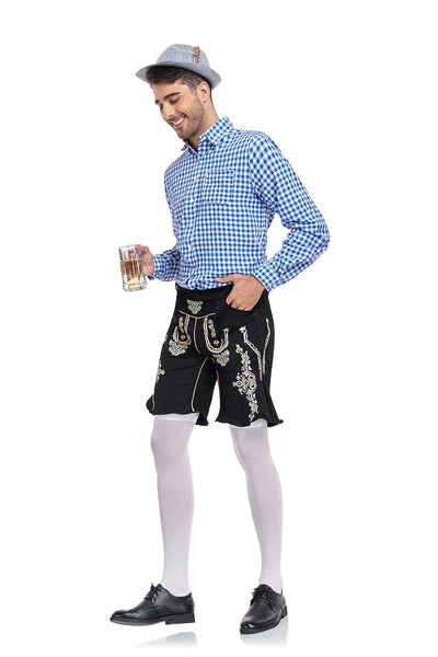 Oktoberfest Men's Lederhosen Set with Shirt
