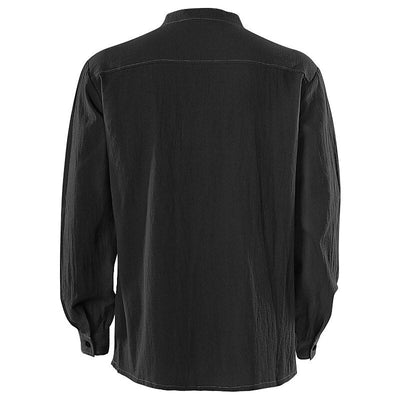 Pirate Style Lace-Up Poet Blouse