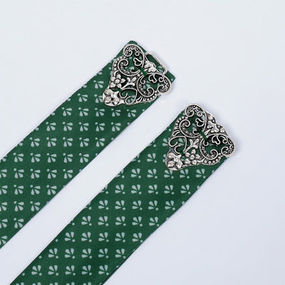 Oktoberfest Burgundy Green Blue Dirndl Dress with Apron and Blouse