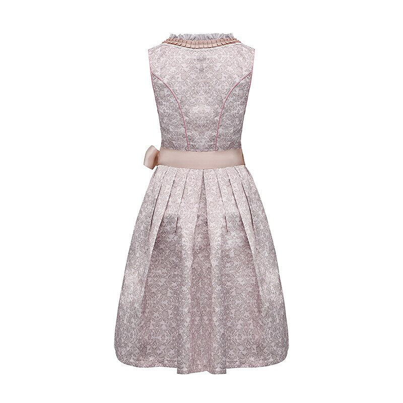 Oktoberfest Dirndl with Lace Trim Apron