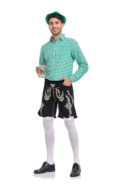 Oktoberfest Men's Lederhosen Set with Shirt
