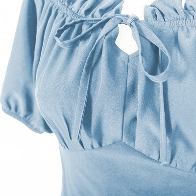 Renaissance Fairy Costume Dress with Corset & ACCs