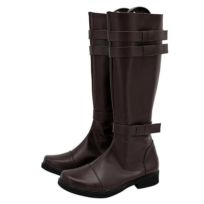 Fantasy Combat Heroic Strap Tall Boots