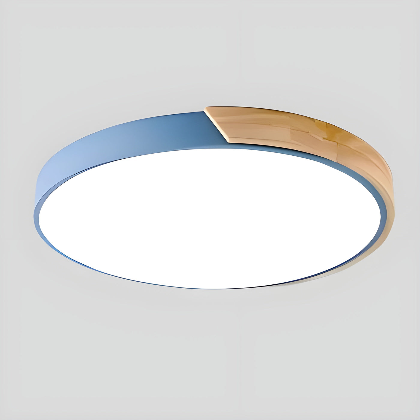 LED-Deckenleuchte aus Holz - Dekorativ & Modern sanften Macaronfarben Skandinavisches Design