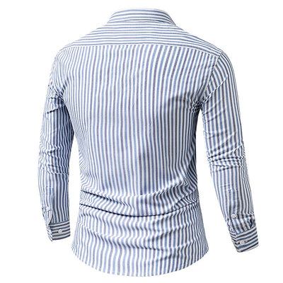 Men's Oktoberfest Striped Cotton Shirt