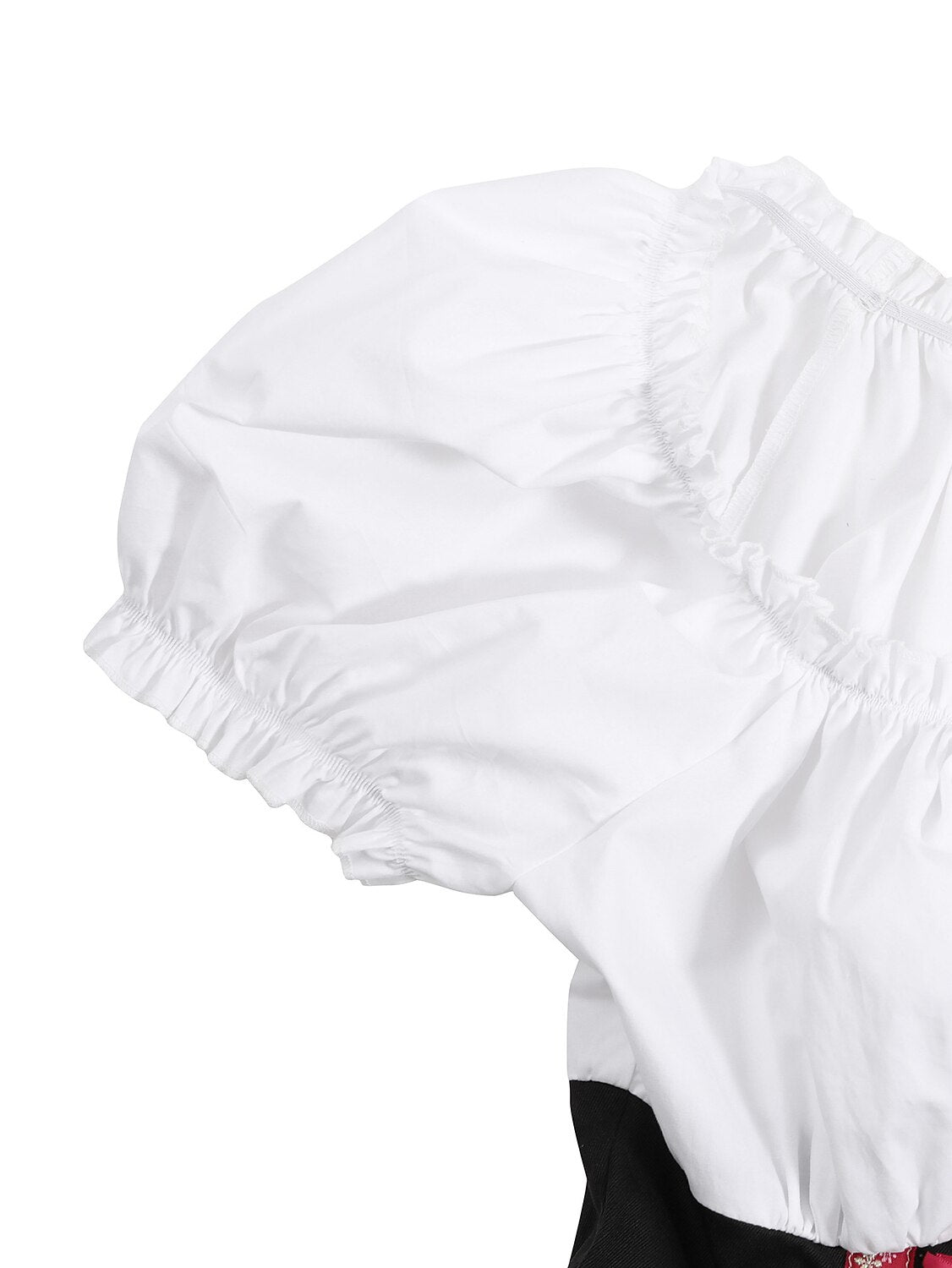 Bavarian Oktoberfest Short Red Dirndl Costume