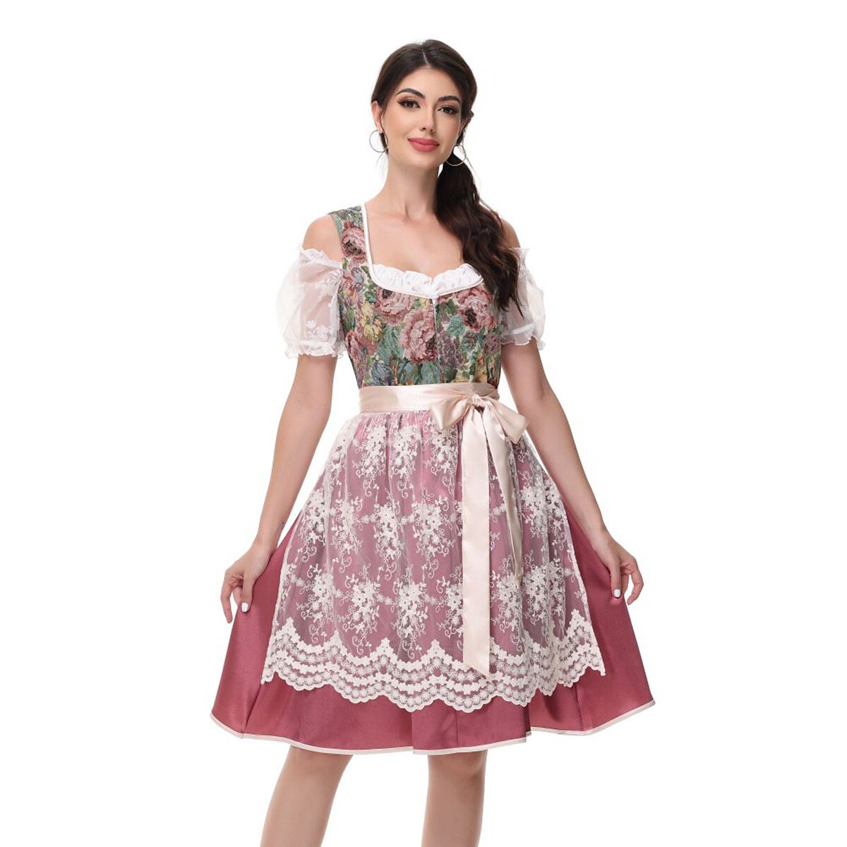 Oktoberfest German Dirndl Traditional Style Dress