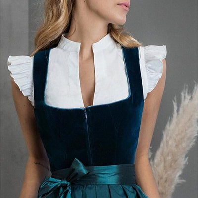 Oktoberfest Lace Dirndl Blouse