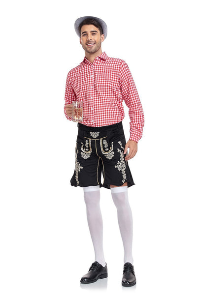 Oktoberfest Men's Lederhosen Set with Shirt