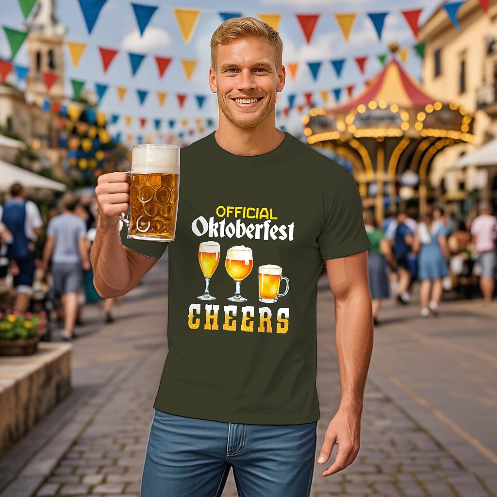Men's Oktoberfest Cheers Graphic T-shirt
