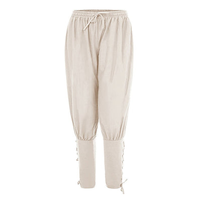 Retro Pirate Style Cotton Linen Pants