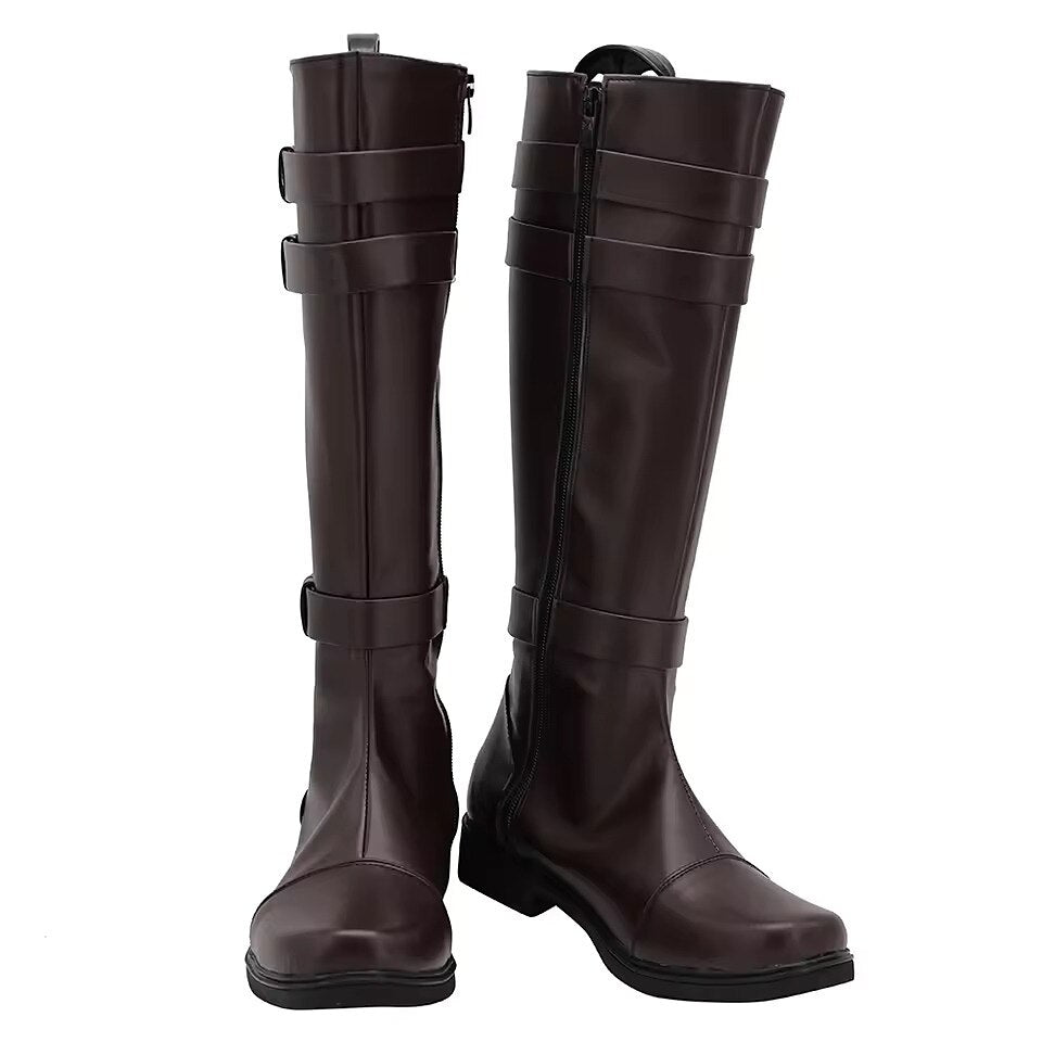 Fantasy Combat Heroic Strap Tall Boots
